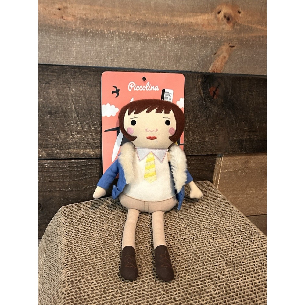Piccolina Trailblazer Plush Doll - Amelia Earhart - Aviator -Removable Jacket